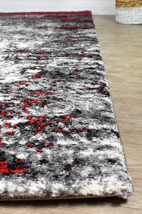 Millard 651 White Red Rug