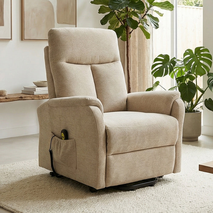 Ory Fabric Power Lift Recliner