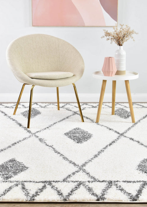 Palermo Shaggy Rug 0B586A Dark Grey