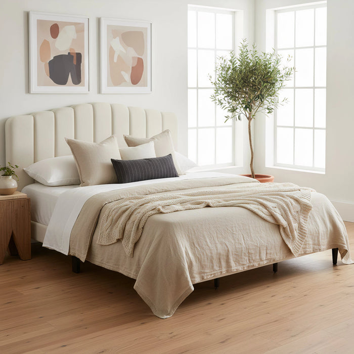 Pearl Fabric Bed