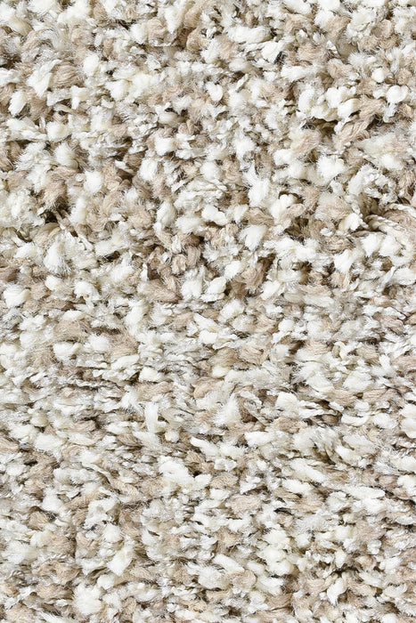 Plain Portland Shaggy Rug Beige 2211