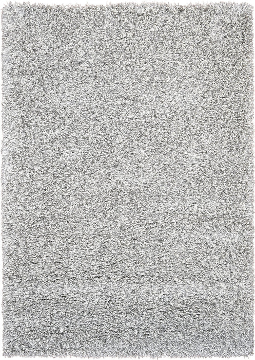 Plain Portland Shaggy Rug Grey 6699