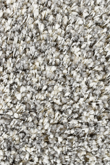Plain Portland Shaggy Rug Grey 6699