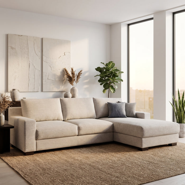 Regal 3 Seater Fabric Chaise