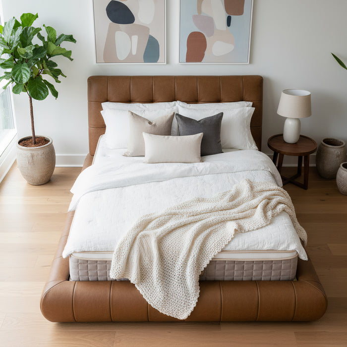 Sophia Leather Bed