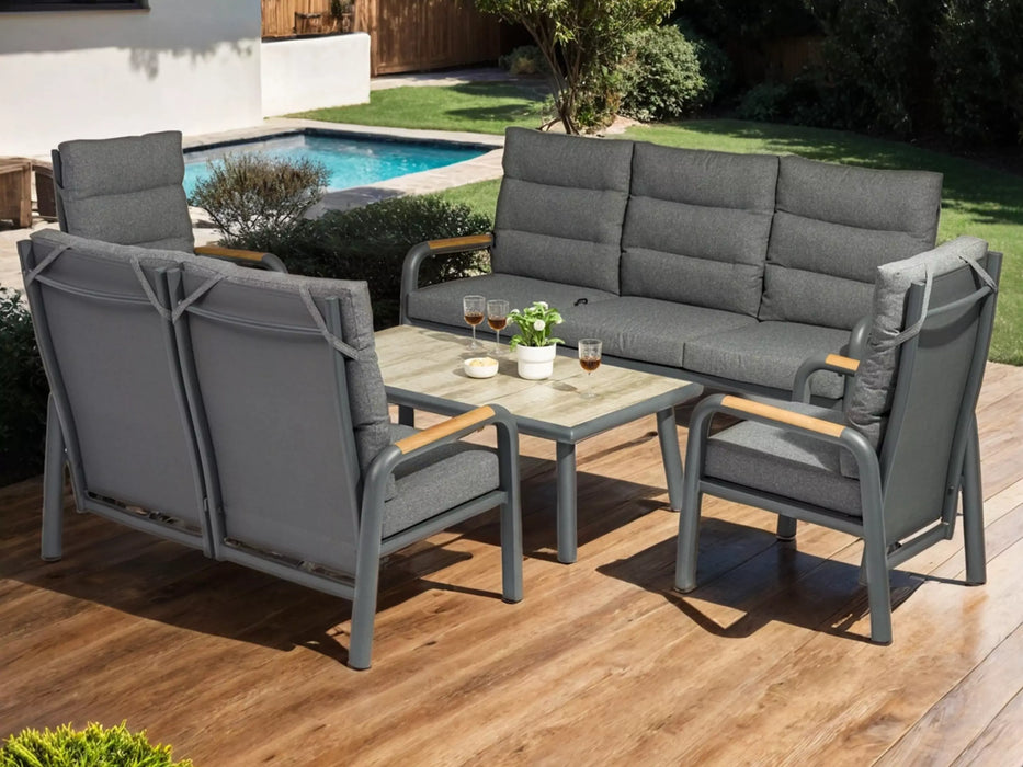 Azalea 5 Piece Outdoor Lounge Set