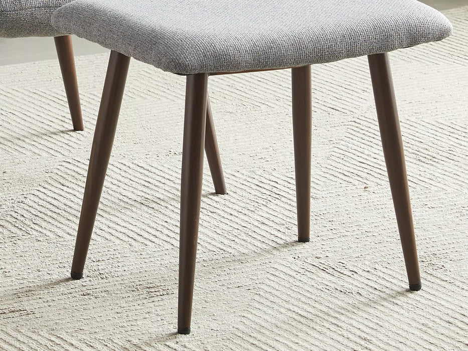 Alvis Fabric Tub Chair with Stool