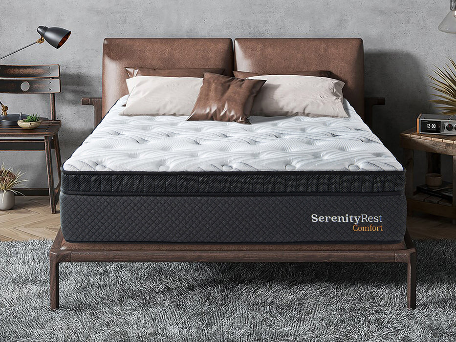 SerenityRest® Cool-Gel Memory Foam Micro-Coil Pocket Spring Mattress