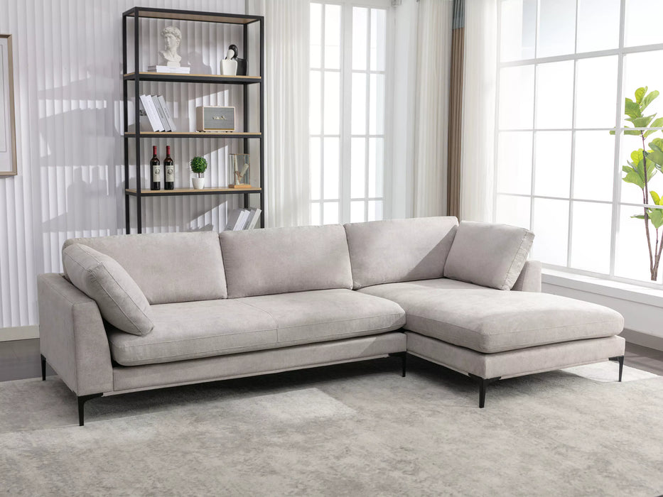 Bonnie 3 Seater Fabric Chaise