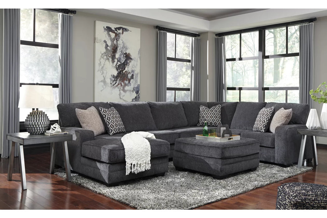 Tracling 6 Seater Fabric Chaise Modular