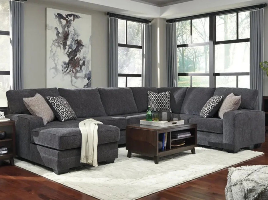 Tracling 6 Seater Fabric Chaise Modular