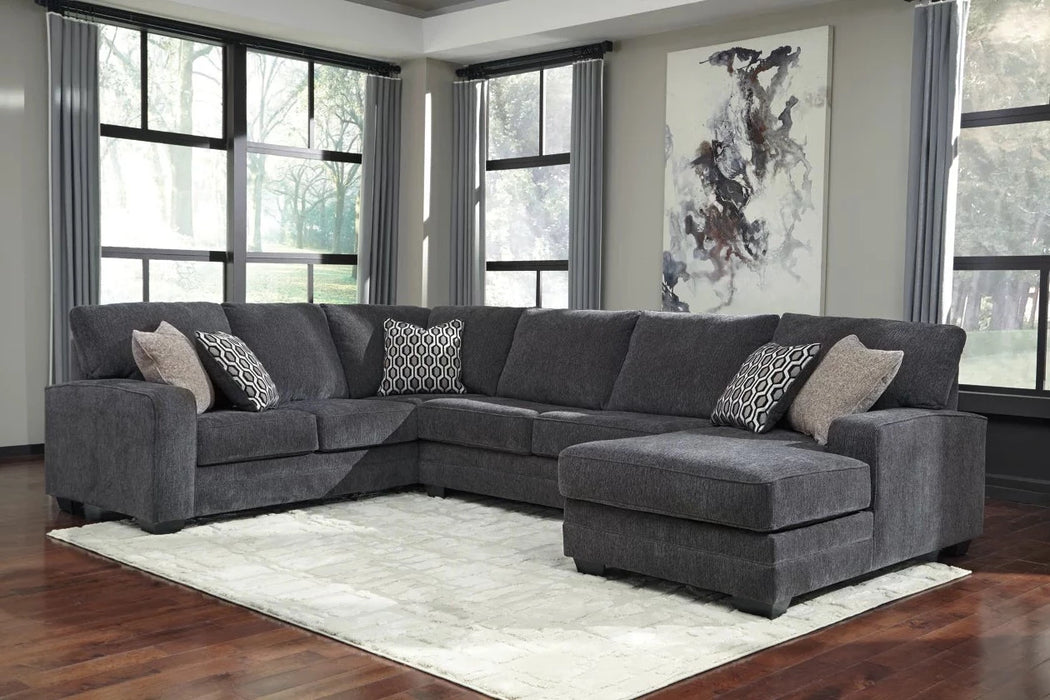 Tracling 6 Seater Fabric Chaise Modular