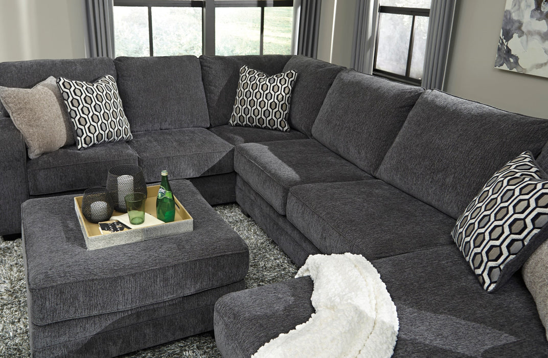 Tracling 6 Seater Fabric Chaise Modular